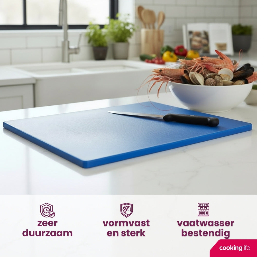 Cookinglife Cutting Board HACCP Blue 45 x 30 cm - for Fish