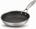 Sartén Cookinglife HexaCook - Sartén híbrida ø 28 cm - ANTIADHERENTE - apta para todas las fuentes de calor - recubrimiento antiadherente cerámico