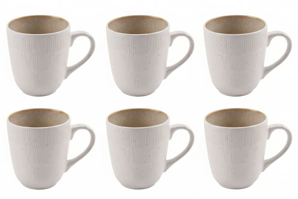Cookinglife Mugs Nola Sand 350 ml - 6 pieces