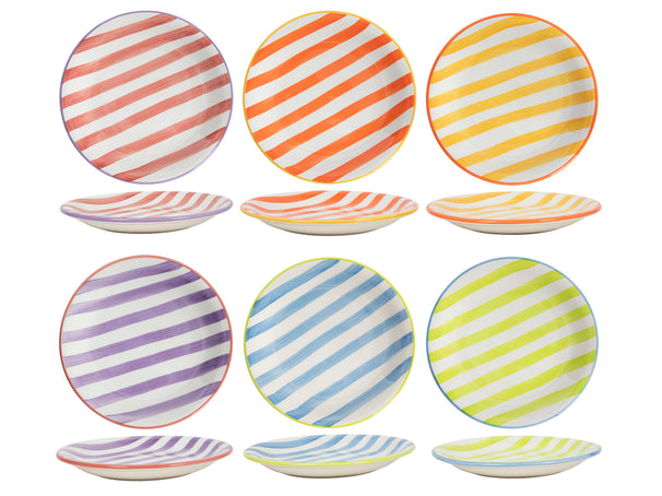 Cookinglife Side Plates / Dessert Plates Summer Vibes ø 19 cm - 6 Pieces
