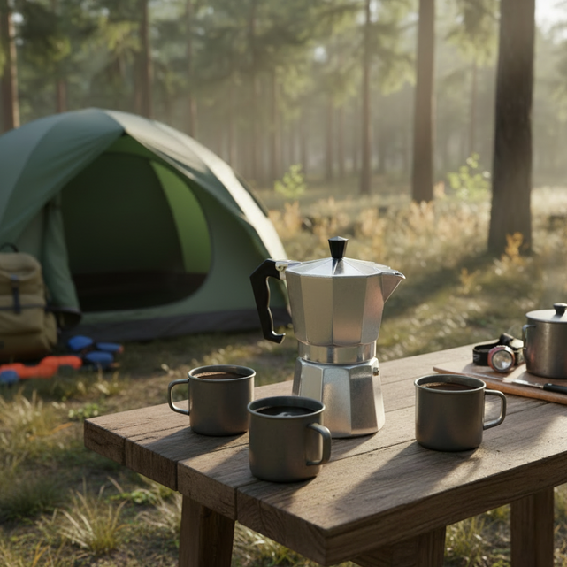 The parts of a percolator
