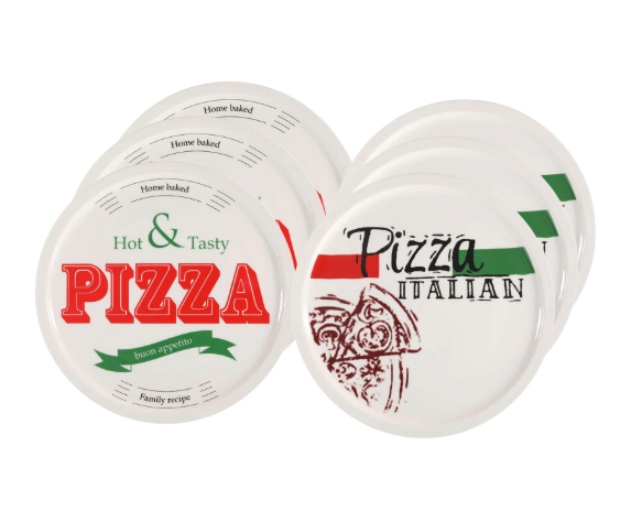 Plato para pizza Cookinglife Buon Appetito ø 30 cm - 6 piezas