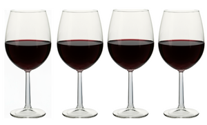 Copas de vino tinto Cookinglife Milena 580 ml - 4 piezas