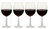 Cookinglife Red Wine Glasses Milena 580 ml - 4 Pieces