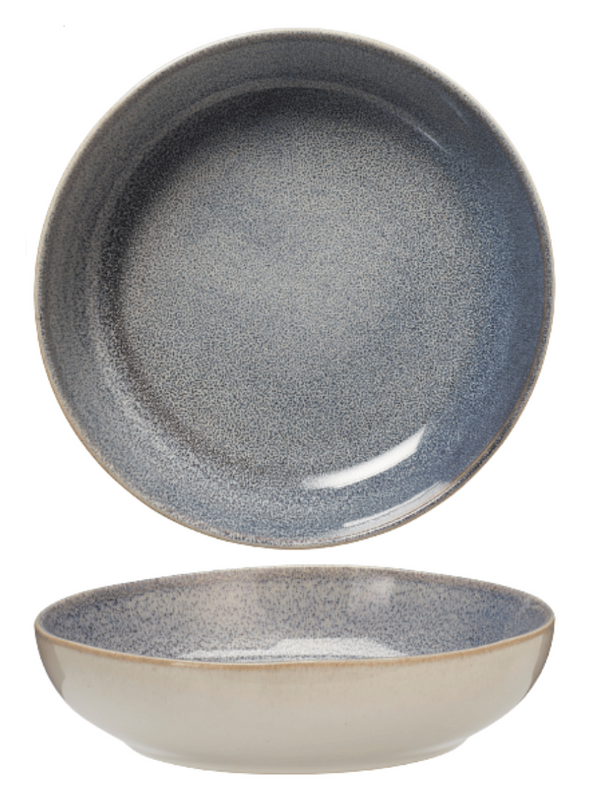Cookinglife Platos Profundos / para Pasta Serene Blue ø 23 cm - Cerámica - 4 piezas
