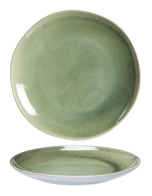 Cookinglife Side Plates / Dessert Plates Serene Green Ø 20 cm - Pottery - 4 pieces