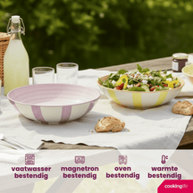 Cookinglife Platos Profundos / Platos para Pasta Spring Vibes ø 21 cm - 6 Piezas