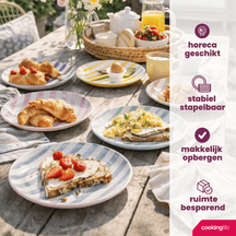 Cookinglife Side Plates / Dessert Plates Spring Vibes Ø 19 cm - 6 Pieces