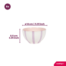 Cookinglife Cuencos para Sopa / Cuencos Spring Vibes ø 14 cm - 6 Piezas