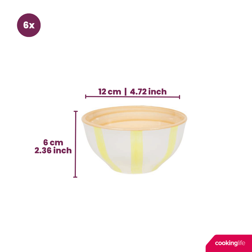 Cookinglife Small Bowls Spring Vibes ø 12 cm - 6 pieces