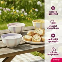 Cookinglife Small Bowls Spring Vibes ø 12 cm - 6 pieces