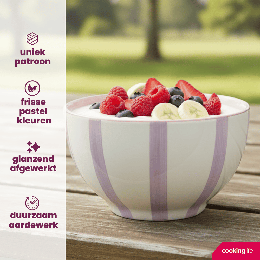 Cookinglife Cuencos para Sopa / Cuencos Spring Vibes ø 14 cm - 6 Piezas