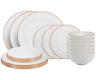 Cookinglife Dinnerware Set Stratton 18-piece / 6 people - 6 dinner plates, 6 breakfast plates and 6 bowls