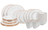 Cookinglife Dinnerware Set Stratton 30-piece / 6 people - 6 dinner plates, 6 breakfast plates, 6 deep plates, 6 bowls and 6 mugs