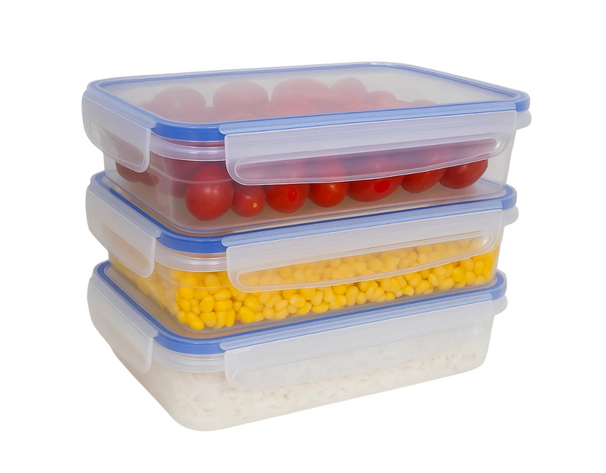 Recipiente hermético Cookinglife Clip & Fresh 1.4 litros - 23 x 16.5 x 6.5 cm - 3 unidades