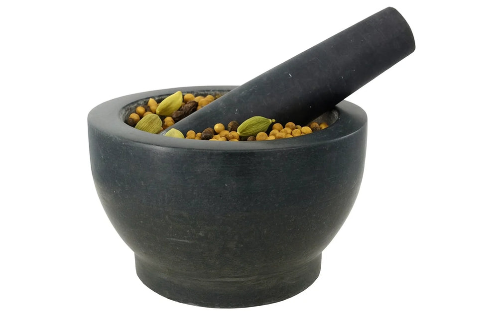 Cookinglife mortar Granite - Black - ø 18 cm