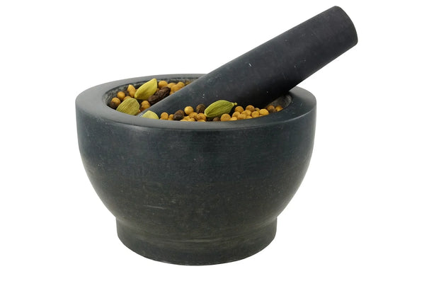 Mortero de granito Cookinglife - Negro ø 18 cm