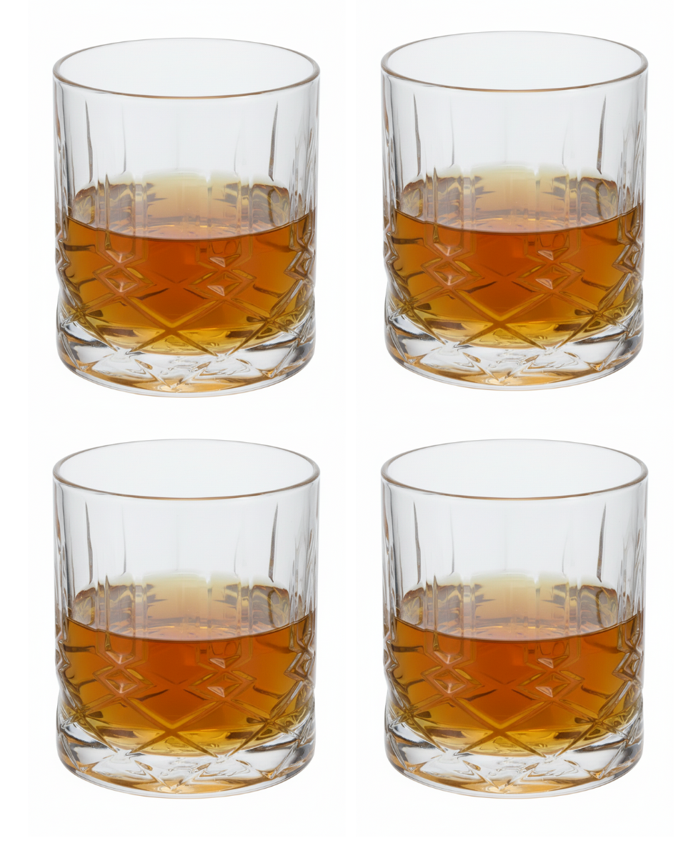 Vasos de whisky / vasos de agua Cookinglife 350 ml - 4 piezas