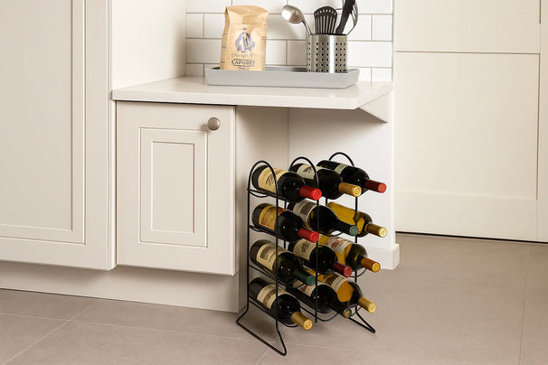 Botellero Cookinglife Bar Essentials negro - 12 botellas