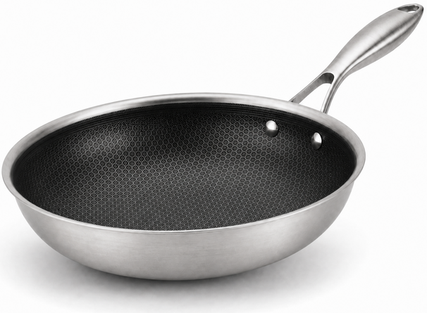 Cookinglife Wok Pan HexaCook Hybrid Pan ø 28 cm - NON STICK - suitable for all heat sources - ceramic non-stick coating
