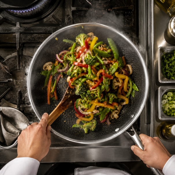 Cookinglife Wok Pan HexaCook Hybrid Pan ø 28 cm - NON STICK - suitable for all heat sources - ceramic non-stick coating