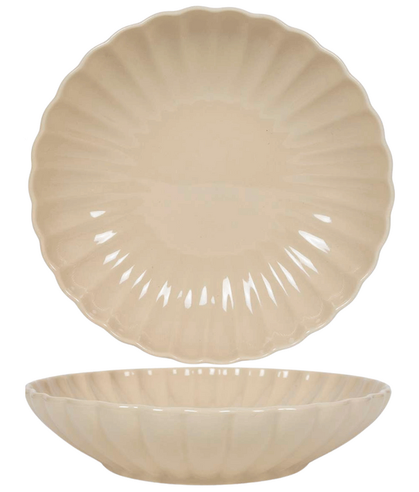 Cookinglife Platos hondos / Platos para pasta Cardida Beige ø 20 cm - 6 piezas