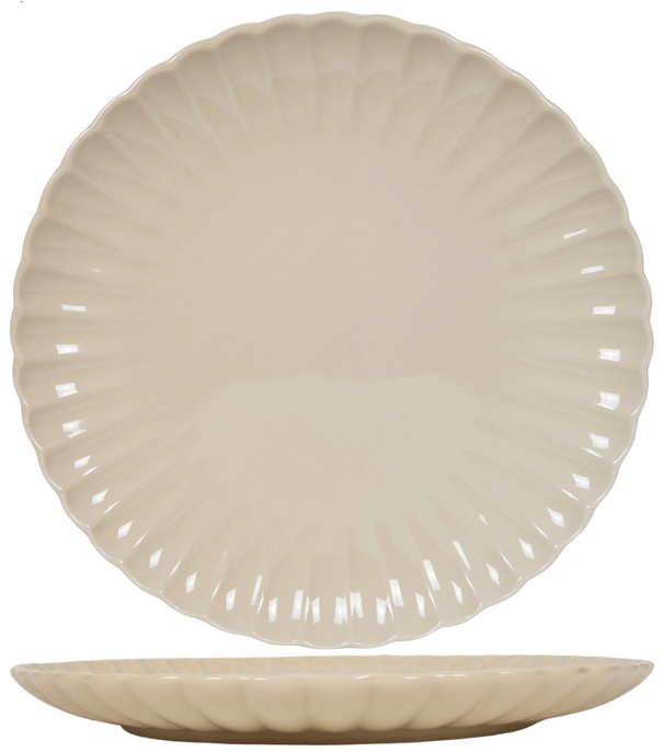 Cookinglife Dinner Plates Cardida Beige ø 26 cm - 6 pieces