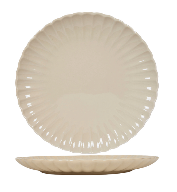 Cookinglife Platos para desayuno / Platos para postre Cardida Beige ø 19.5 cm - 6 piezas