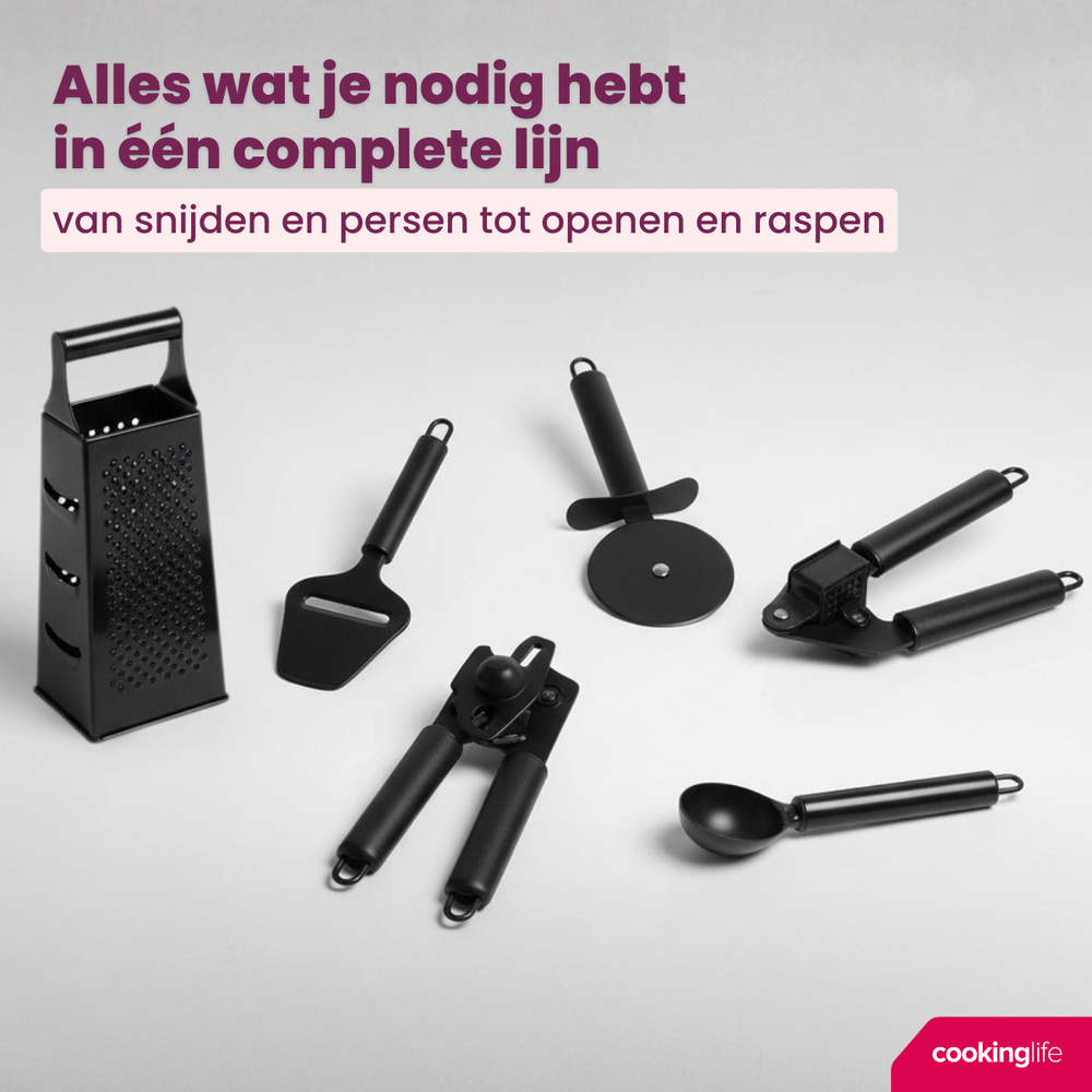 Cookinglife Can Opener Black 22 cm
