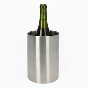 Enfriador de vino Cookinglife acero inoxidable cepillado ø 12 x 18 cm