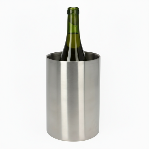 Enfriador de vino Cookinglife acero inoxidable cepillado ø 12 x 18 cm