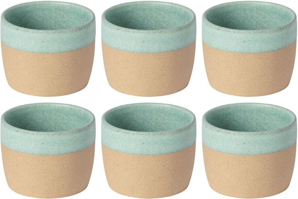 Costa Nova Tazas Arenito Aqua 360 ml - 6 piezas