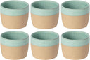 Costa Nova Tazas Arenito Aqua 360 ml - 6 piezas