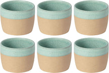 Costa Nova Tazas Arenito Aqua 360 ml - 6 piezas