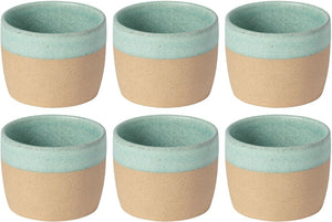 Costa Nova Tazas Arenito Aqua 360 ml - 6 piezas