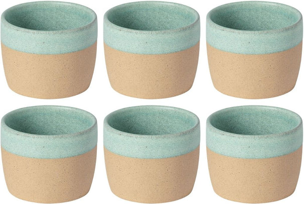 Costa Nova Tazas Arenito Aqua 360 ml - 6 piezas
