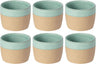 Costa Nova Tazas Arenito Aqua 360 ml - 6 piezas