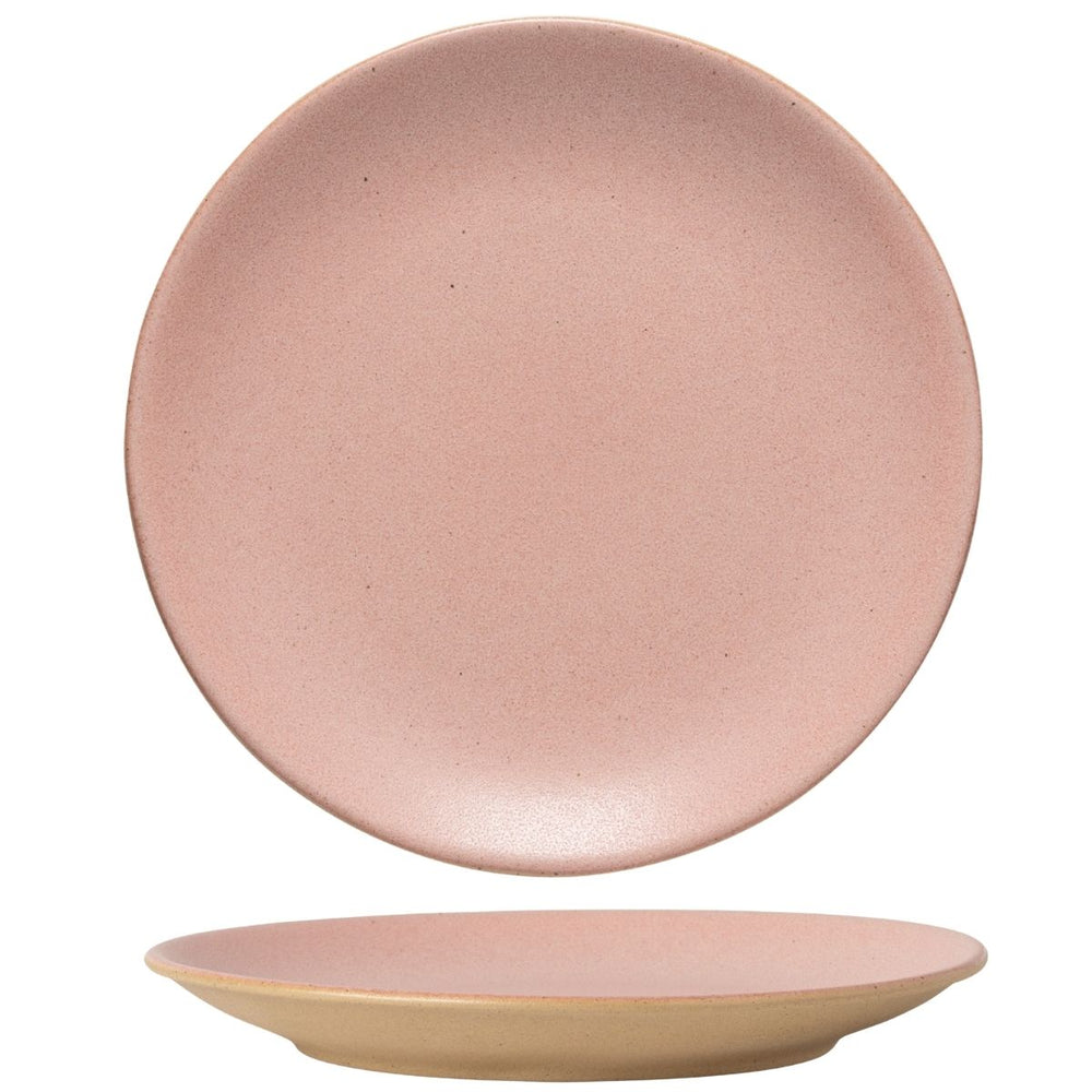 Costa Nova Juego de vajilla Arenito Mauve Rose 18 piezas / 6 personas - 6 platos de cena, 6 platos de desayuno & 6 cuencos