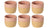 Costa Nova Tazas de Café Arenito Mauve Rose 200 ml - 6 piezas
