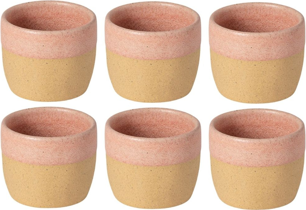 Costa Nova Tazas Arenito Mauve Rose 360 ml - 6 unidades