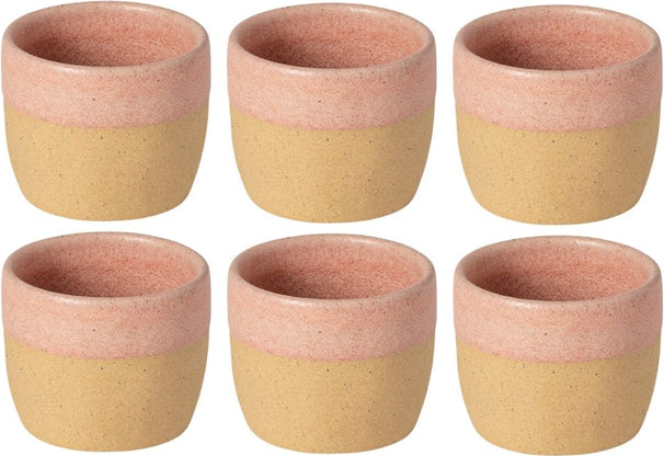 Costa Nova Tazas Arenito Mauve Rose 360 ml - 6 unidades