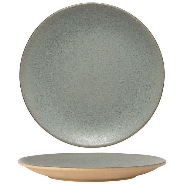 Costa Nova Platos de Cena Arenito Sage Green ø 28 cm - 6 piezas