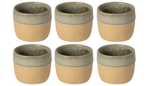 Costa Nova Coffee Cups Arenito Sage Green 200 ml - 6 pieces