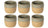 Costa Nova Tazas de Café Arenito Sage Green 200 ml - 6 unidades