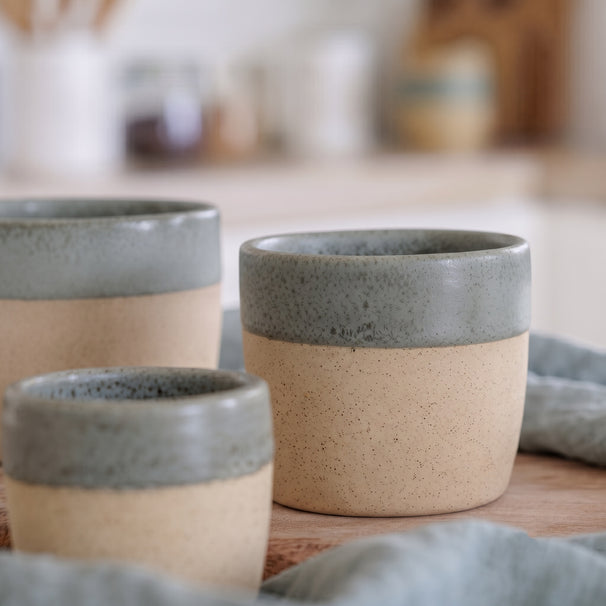 Costa Nova Tazas de Café Arenito Sage Green 200 ml - 6 unidades
