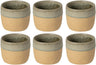 Costa Nova Tazas Arenito Sage Green 360 ml - 6 piezas
