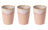 Costa Nova Tazas Grespresso Rosa Suave 375 ml - 3 unidades