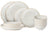 Costa Nova Dinnerware Set Casafina Eivissa Sand Beige 12-Piece / 4 Persons - 4 Dinner Plates, 4 Breakfast Plates & 4 Bowls