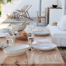 Costa Nova Platos de Cena Casafina Eivissa Arena Beige ø 28 cm - 6 piezas