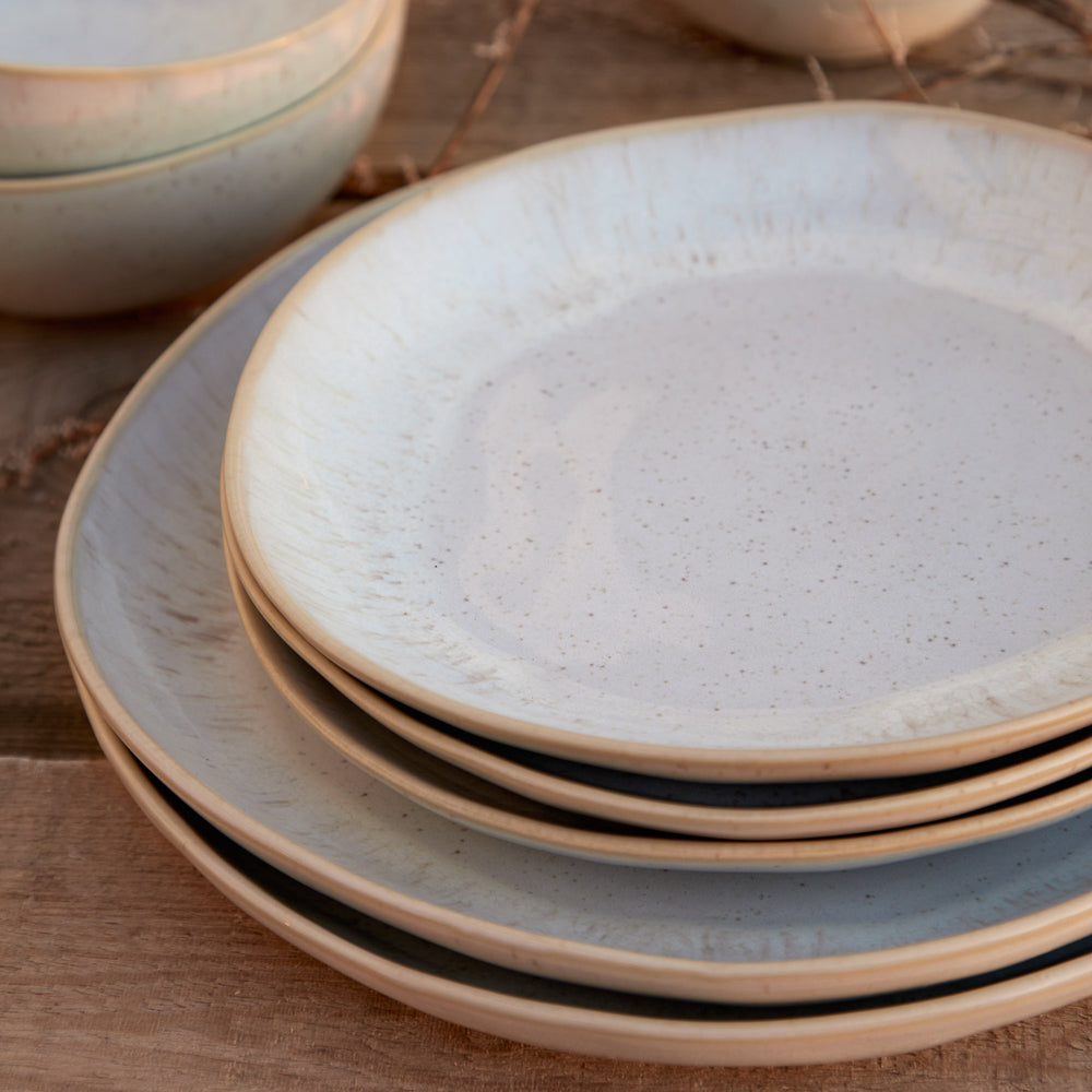 Costa Nova Platos de desayuno / Platos de postre Casafina Eivissa Sand Beige ø 22 cm - 6 piezas